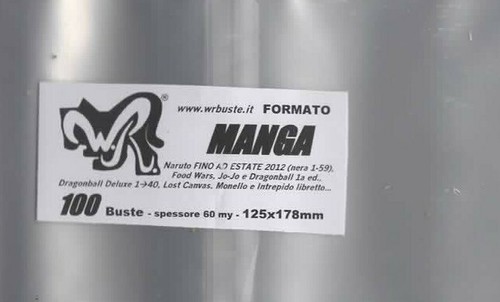 100 buste manga - buste, 125x178